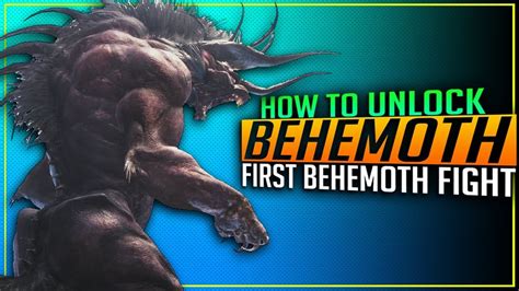 how to unlock behemoth mhw.